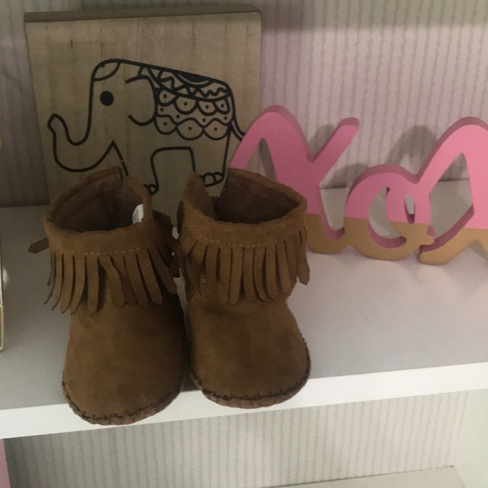 Baby moccasin boots